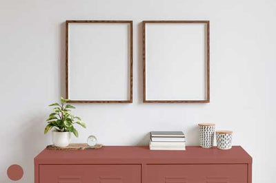 Färg till Eket Rödbrun